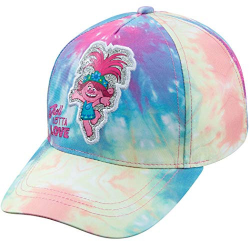 DreamWorks Mädchen Baseballkappe Trolls Poppy, Alter 4–7 Jahre, Rosa, Pink, girls