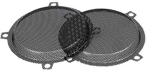 BID4ZE Griglie per altoparlanti anteriori di ricambio in rete metallica, colore nero, per Harley Touring Electra Glide Street Glide Trike 1996-2013, nero