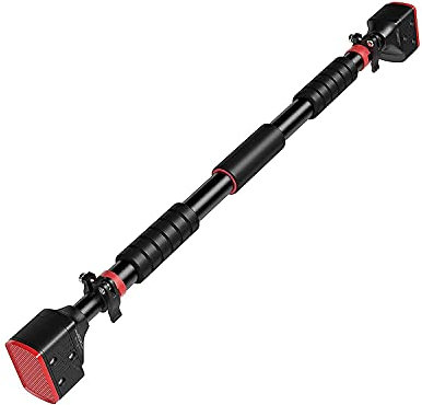 Zamelux Barre de traction réglable de 71 à 95 cm pour usage intérieur, barre de traction murale, poignée sécurisée, antidérapante et chargeable jusqu'à 200 kg
