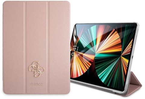 Guess Accesorios para Tablets-Fundas Marca Modelo GUIC11PUSASPI iPad 11 2021 Book Cover Pink/Pink Saffiano Collection