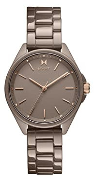 MVMT Analog Quarzuhr für Damen mit Graues Keramikband - 28000201-D