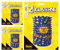 Idena 90124 - Laterne Sonne & Mond, 5 Stück, 16 x 24 cm, Lampion, Papierlaterne, Zuglaterne, Sankt Martin