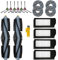 aotengou Kit de Accesorios de Repuesto para ECOVACS DEEBOT X1 OMNI & X1 TURBO & X1e OMNI & X1+ Robot Aspirador 16 Paquetes 2 Cepillos Principales & 4 Filtros & 6 Cepillos Laterales & 4 Paños de Mopa