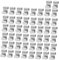 Gewächshaus-Clips, 50 Stück, Edelstahl, Z-Verglasungs-Clips, Fensterscheiben-Befestigungen, hängende Clips, Ersatz-Gewächshaus-Glashaken, Zubehör