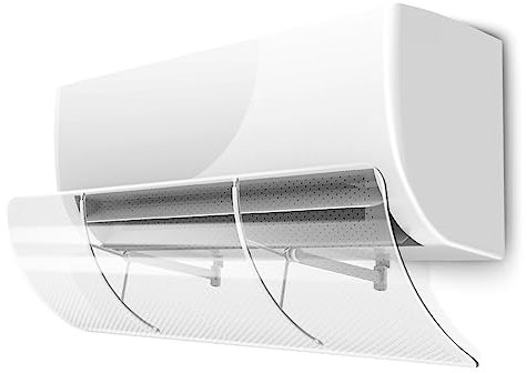 90cm Long Angle Adjustable AC Air Deflector Suitable For Split Air Conditioners, Helps Cooling/Heating Air Circulation, For Office Home