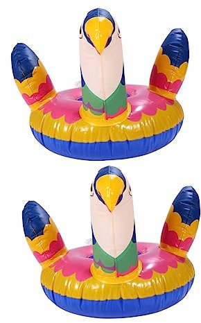 Toyvian 2stücke Aufblasbarer Untersetzer Aus PVC Für Getränkebecher Becherbasis Für Schwimmbäder Stabiles Halterungssystem Für Tassen