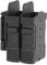 Double ar15 Belt Clip Mag Pouch M4 M16 Double Magazine Holder Polymer Dual Stack 5.56mm Rifle Magazine Carrier Outside Waistband Belt Carry