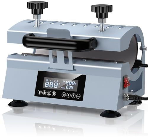 30oz Tumbler Mug Heat Press Machine, Mug Press Machine for 10oz-30oz Sublimation Blanks Skinny Tumblers DIY Presser Mug Coffee Cup Straight Blanks Glass Cans