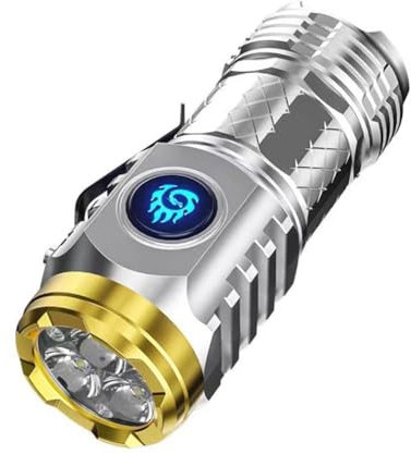 Crazyview Flashlights Mini Flash Super Power Flashlight Power Flashlight High With Clip Pocket Lumens Flashlight