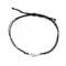 TEAMER Wolfsarmband Fuchsarmband Delfin Wachsseil Chian Armband Edelstahl Tierschmuck für Frauen (Delfin - Silber)