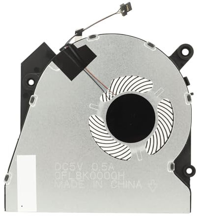 Cuifati Ventilateur de Refroidissement de Processeur pour Ordinateur Portable ProBook 450 G6 L47695-001 DC 5 V 0,5 A, 4 Broches en Alliage D'aluminium ABS Refroidisseur de