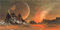 MIRRORANG 120x50cm Sci-Fi Interstellar Thema Aquarium Hintergrund Silber Erz Gelb Sand Himmlischer Planet Fisch Tank Hintergrund Vinyl Hintergrund