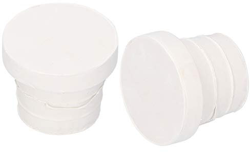 Poolleiter Gummipuffer, 2 Stück Poolleitern Gummistopper, Leiter Gummistopfen Schwimmbadzubehör, weißen Leiterpuffern für Schwimmbadleitern, Stopper für Pool Leiter, 5 x 3,5 x 4cm