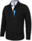 Pioneer Camp Herren Strickjacke Mit Reissverschluss Stehkragen Cardigan Herren Zip Sweaters Fein-Strike Strickpullover Jacke 3 Taschen Neu Schwarz L