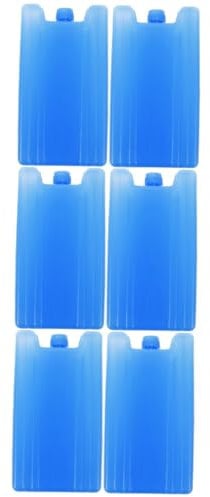 Vaguelly 6 Stück Packungen Gefrierbeutel Wasserkühler für kaltes Bad Eisblöcke kleiner -Mittagskühler Eisbeutel Plastikeispackungen Lunch-Box Gefrierfach kühleres Eisfach