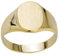 JC Schmuck Echt 585 Gold Herren Ring Siegelring Oval Schmuckring Ovale Form schlichtes Design in Gelbgold Größe wählbar Schmuck Unisex | Made in Germany I 8708