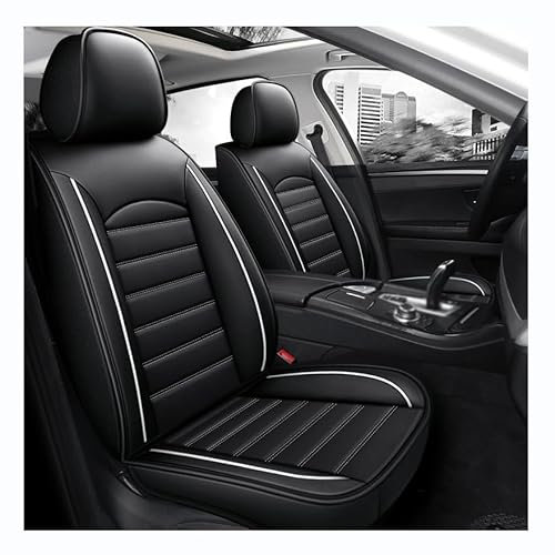 WACDXST Auto Sitzbezüge, für VW Polo AW GTI 2017-2022 2023 2024 Allwetter Atmungsaktiv Verschleißfest Vordersitze und Rückbank Sitzbezügesets Auto Zubehör,B