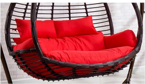 Double Thicken Hanging Chair Cushion Replacement - Reusable Egg Chair Swing Cushions for Outdoor Indoor - Washable Hammock Chair Cushions