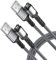 RUXELY Câble Chargeur pour Garmin Watch 1.8M 2-Pack,Cordon Charge Nylon pour Fenix 8 E 7 7S 7X 6 6S 5 Pro,Forerunner 570 970 965 955 265 255 165,Instinct,Vivoactive 6,Approach S70 S60,Venu,Epix,Tactix