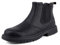 EJIMUQO Stivali Neve Uomo Alti Ginocchio Camoscio Stivaletti Chelsea Scamosciati Beige Tacco Basso Marroni Stivaletto Nero Stringato