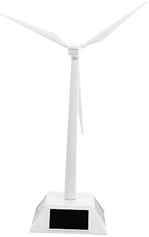 PHENOFICE solare Windmühle Tragbare Experimentierspielzeuge Desktop-Windturbinenmodell Wissenschaftliches Spielzeug für Kleinkinder Wissenschaftliches Spielzeug unterrichten Plastik