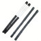 Snowchecking Cepillos de tambor para jazz cajon percusión música suave rendimiento 2pcs 36.5cm Nylon Drum Brush Rod Percussion Parts (negro)