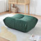 [en.casa] Fußhocker Kodsø Sitzhocker Bodenkissen 35 x 80 x 65 cm Sitzkissen Boden Pouf Sitzsack gepolstert Ottomane Sitzpouf Mikrofaser Grün