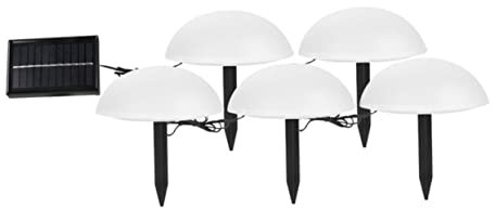 PartyKindom Lampade Giardino Emisferiche Lampade Da Esterno Per Decorazione Cortile Luce Energia Da Giardino Senza Cablaggio