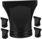 FOMIYES Accessori Per Asciugacapelli Da Salone 5 Pezzi Diffusore Universale in Plastica Nera Per Uno Styling Di Precisione