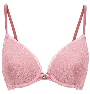 HUNKEMÖLLER Vorgeformter Push-up-Bügel-BH Marine - Lilas - 85A