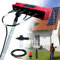 YFSMBD Kit Pulizia Pannelli Fotovoltaici Telescopica 3m -13.6m, con Dosatore di Sapone e 20m Tubo, Spazzola per Pannelli Solari Lavavetri, Scopa per Lavaggio Finestre Tetti (55cm Spazzola,3m)