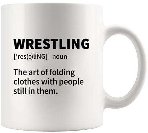 Tasse Wrestling-Definition Magic Mug Custom Text Tasse Aus Keramik Personalisiert Für Geschenke Kitchen Büro 330Ml