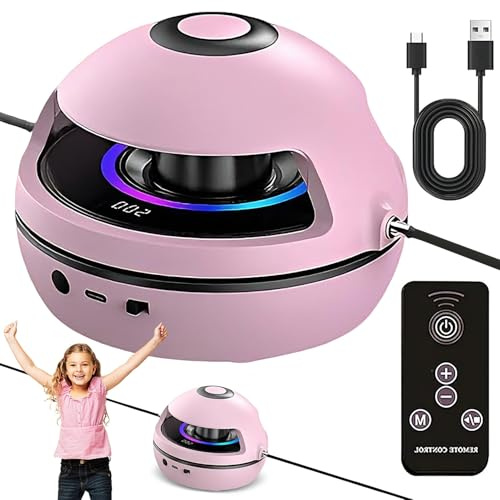 Elektronische Springseil, Seilspringen 10 Stufen Geschwindigkeit, Bluetooth Springseilmaschine, Intelligente Smart Jump Rope Machine, Intelligente Sprungmaschine, Sportgeräte für Kinder und Erwachsene