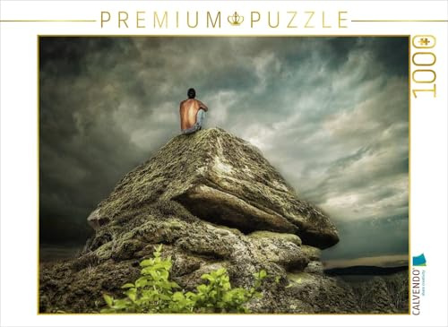 CALVENDO Puzzle Bergmeditation | 1000 Teile Lege-Größe 64 x 48 cm Foto-Puzzle für glückliche Stunden