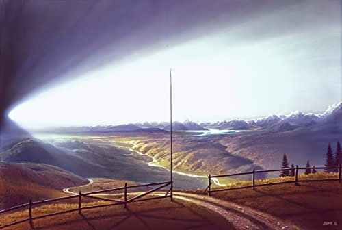 Kunstdruck/Poster: Hans-Werner SAHM Komet - hochwertiger Druck, Bild, Kunstposter, 90x60 cm