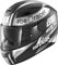 SHARK Motorradhelm Hark D-Skwal Sam Lowes Mat, Schwarz/Weiß, Größe XS