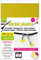 Vaessen Creative AR3-106 Schrumpffolie A4, Gelb, 4 Stück, Shrink Plastic, Schrumpfende Plastikfolie zum Basteln von Schmuck, Schlüsselanhängern, Knöpfen und Weiteren Bastelideen, Kunststoff