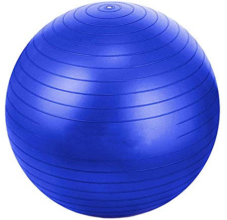 Gymnastikball Pilates Yoga Ball mit Schnellpumpe, 45 cm, rutschfest, Geburtsball