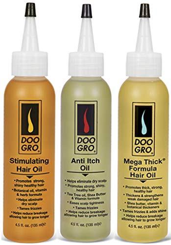 Doo Gro Stimulating Growth Oil, Anti-Juckreiz-Wachstumsöl und Mega Thick Growth Oil 4.5fl.oz