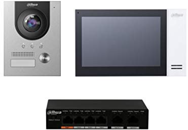 Dahua - Dahua Kit Videocitofono IP Villa da Superficie Completo - KIT-CIT02