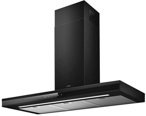 Cappa da cucina Cucina da 60 cm, Aspirante, Installazione Parete, Nero - Elica ADELE BL MAT/A/60
