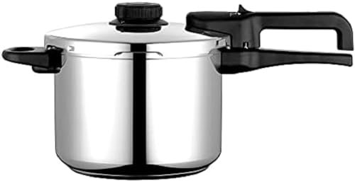 Fagor Dual Xpress Olla a Presión 6 + 4 Litros, Inducción, Express Super Rápida, Acero Inox. 18/10, Todo Tipo Cocinas, Fondo Termodifusor, Regulador Presión, 5 Sistemas Seguridad