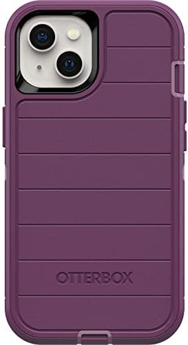 OtterBox Defender Series Rugged Case for iPhone 13 Mini & iPhone 12 Mini (Mini ONLY) Case Only - Non-Retail Packaging - Happy Purple - with Microbial Defense
