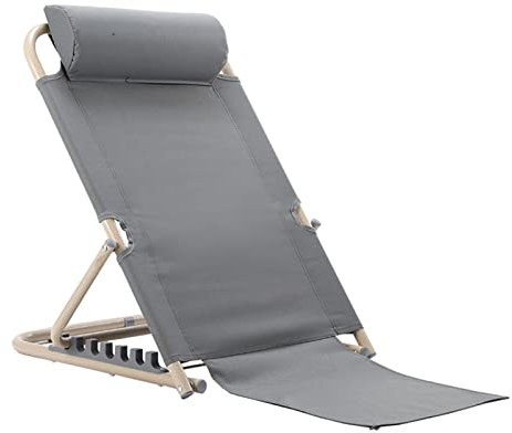 JLVAWIN Backrest For Bed, Back Rest Bed Support Change Angle Of Backrest Support To Eat, Read, Watch TV, And More In Bed, Use On Top Of Mattress, More Versatile Than Wedge Pillow,grey