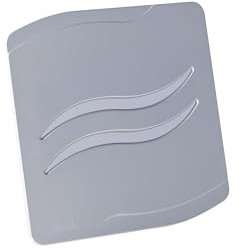 Awenta Kleinraumventilator Wandventilator System Silent S-Line Silber 100 M mit Nachlauf & Bewegungssensor