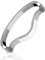 Treuheld® Gewellter Ring aus Edelstahl | Kombinierbar - Farbe: silber - Größe: 60