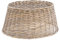 Cache Pied de Sapin en Osier Gris 56 x 44 x H 26 cm - Feeric Christmas