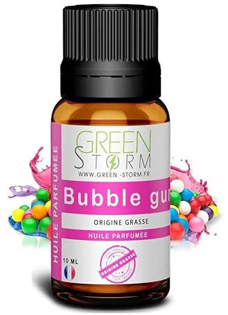 Huile PARFUMÉE Bubble Gum 10 ML, Huile Essentielle - Diffusion, Cosmétique, Massage, Bain aromatique - DIY Bougie, Savon, Crème, Huile, Lotion - Peau Cheveux Green-Storm