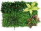 EHOTER Künstliche Hecken, Sichtschutz für den Garten, 60 x 40 cm, hochwertige künstliche Wandpaneele, Gartensichtschutz, Kunstpflanze, Wandhintergrund für Zuhause, Hinterhof-Dekoration (D)