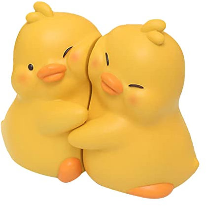 Serre-Livres Mignons, Serre-Livres de Canard de Dessin animé, Serre-Livres Mignons d'animal de Canard Canards étreignant des Serre-Livres de Forme pour la décoration Mignonne d'étagère Gimocool